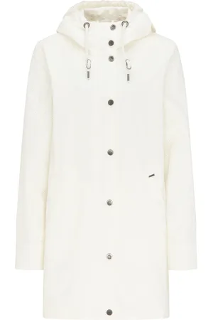 Dreimaster Katoenen parka Dames wolwit