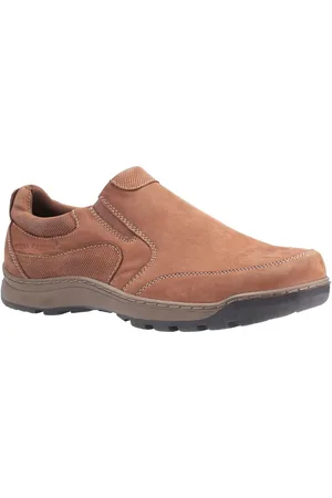Hush Puppies Heren Jasper Nubuck Leren Slip On Schoen (Tan Nubuck)