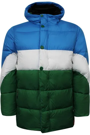Hunter Original Puffer Heren Blauw/Groen Jas