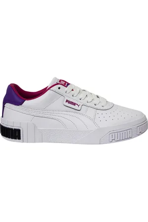 PUMA Cali Bold Damestrainers Roze Leer Veterschoenen 370811 05