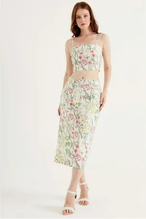 HERITA Blouse met bloemenpatroon