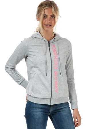 Armani Exchange Hoody met rits voor dames in