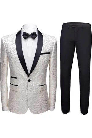 Allthemen 2-delig pak met print, slim-fit paisleypak