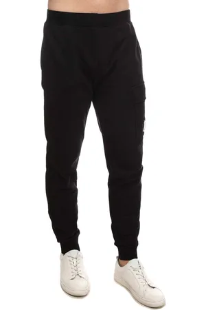 C.P. Company Heren- Diagonaal Verhoogde Fleece Cargo Sweatpants in