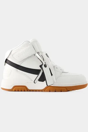 OFF-WHITE Sneakers Out Of Office Mid Top - Off White - Leer - Wit/