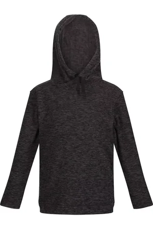 Regatta Kinderen/Kinderen Keyon Hooded Fleece (Zwarte mergel)
