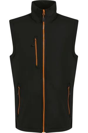 Regatta Heren Navigate Softshell 2-laags bodywarmer ( /Oranje Pop)