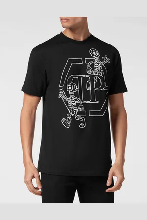 Philipp Plein T-Shirt Ronde Hals Skeleton