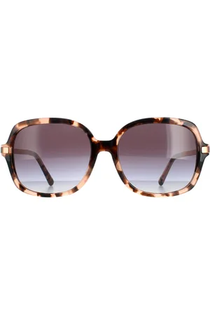 Michael Kors Zonnebril Adrianna II MK2024 316213 Pink Tortoise lichtgrijze gradiënt