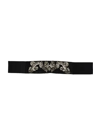 Dolce & Gabbana Verfraaide Zijden Tailleriem