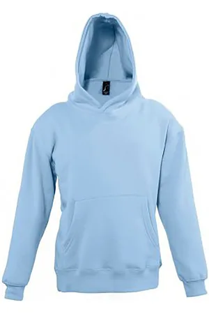 Sols Kinderen/Kinderen Slam Hooded Sweatshirt (Hemelsblauw)