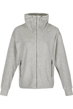 Regatta Dames/Dames Jessalyn Velours Full Zip Fleecejack (Paloma Grijs Marl)