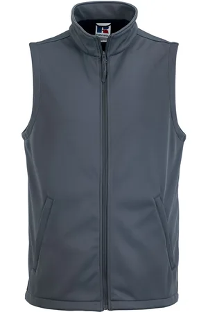 Russell Athletic Russell Heren Slim Softshell Gilet (Konvooi Grijs)