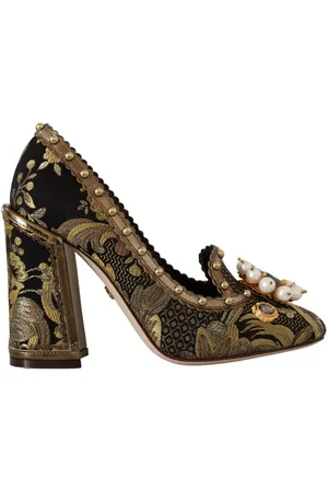 Dolce & Gabbana Kristallen Pumps Met Vierkante Neus