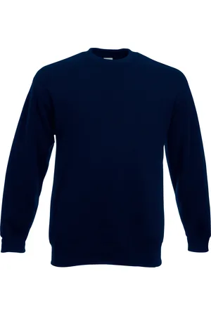Fruit Of The Loom Unisex Premium 70/30 set-in sweater (Donker Marine)