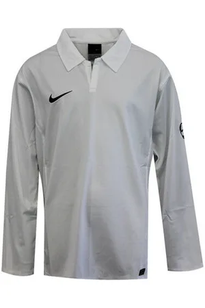 Nike Dry-Fit Wit Lange Mouw Voetbal Harlekijn Top - Kinderen