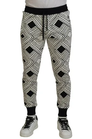 Dolce & Gabbana Witte Katoenen Sportbroek
