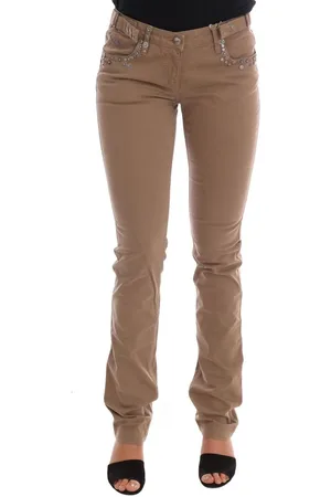 Costume National Katoenen Stretch Slim Fit Jeans