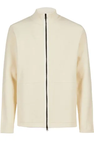 C.P. Company Herenvest met ritssluiting van in Off-White