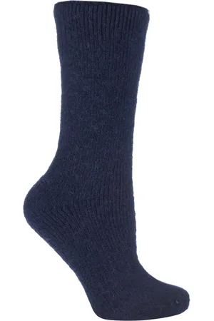 Heat Holders Dames Warme 2.7 Tog Wollen Sokken - Indigo