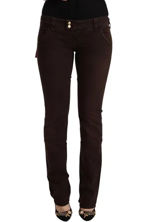 Cycle Slim Fit Denim Jeans Met Lage Taille
