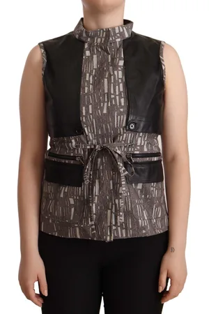 COMEFORBREAKFAST Mouwloos Coltrui Vest In Bruin En Zwart