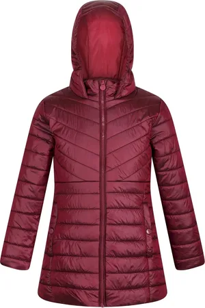 Regatta Babette Geïsoleerde gewatteerde jas voor kinderen/kinderen (Donker Pimento)