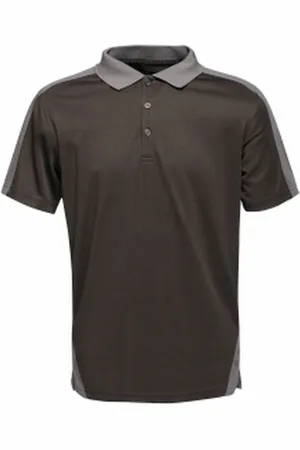 Regatta Herencontrast Coolweave Polo Shirt ( /Seal Grijs)