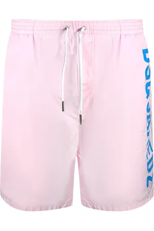 Dsquared2 Large Logo Pink Swim Shorts
