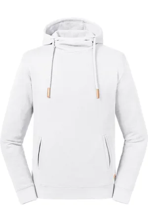 Russell Athletic Russell Volwassenen Unisex Pure Organic High Collar Hooded Sweatshirt