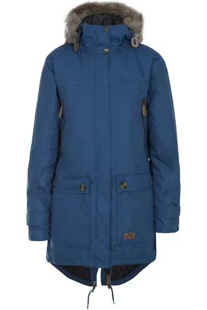 Trespass Dames Clea Waterbestendige Gewatteerde Jas (Blauw)
