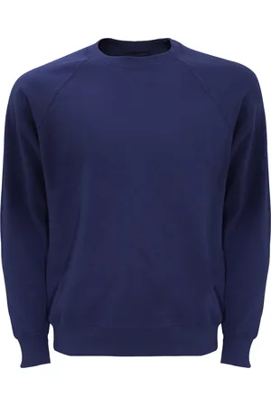 Fruit Of The Loom Heren Raglan Mouwen Belcoro® Sweatshirt (Donker Marine)