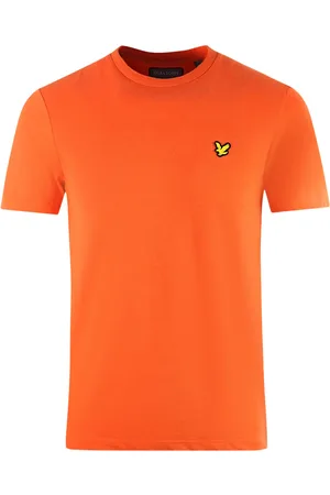 Lyle & Scott Back Print Orange T-Shirt