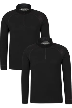 Mountain Warehouse Heren Merino Wol Base Layer Top (Set van 2)