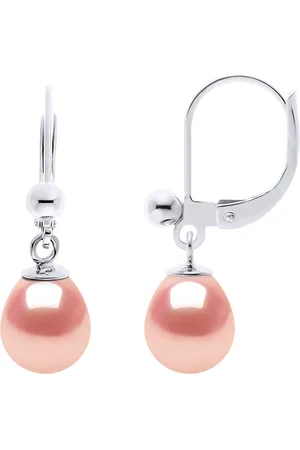 Diadema Oorbellen Dangle zoetwater parels White Peren 7-8 mm 925