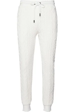 Criminal Damage Kabelgebreide Heren Off White Track Broek