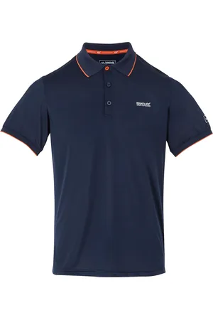 Regatta Heren Remex II Polo Shirt ( /Tangerine Tango Effen)