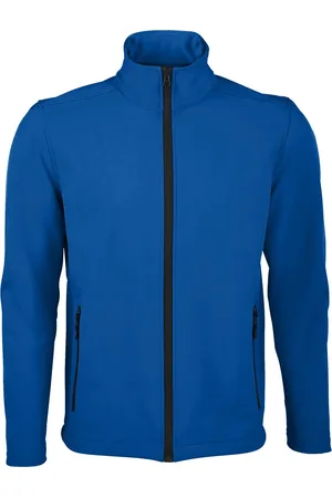 Sols Heren Race Full Zip Water Repellent Softshell Jacket (Koningsblauw)