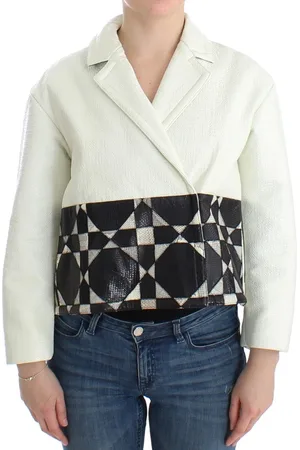 ANDREA POMPILIO Prachtig cropped leren jack