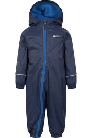 Mountain Warehouse Spright waterdicht regenpak voor kinderen (Marine)