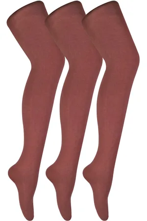 Sock Snob 3 paar dames gekleurde ondoorzichtige 80 denier panty