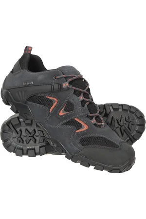 Mountain Warehouse Heren Wulpen Waterdichte Suède Wandelschoenen (Donkergrijs)