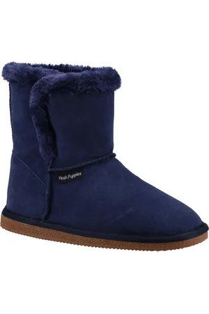 Hush Puppies Dames/dames Ashleigh Slipper Laarzen van Suède (Marine)