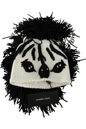 Dolce & Gabbana Animal Design Gebreide Kasjmier Muts