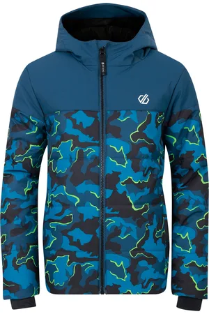 Regatta Kinder/Kinder Liftie Camo Ski-jas (Maanlicht Denim/Visserblauw)