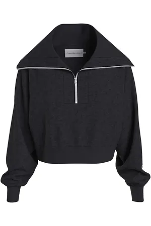 Calvin Klein Sweatshirt Ck Jeans Spacer Swea Met Halve Rits