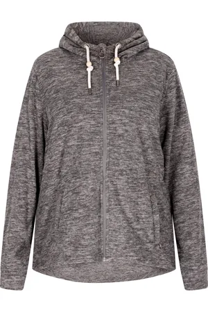 Dreimaster Fleece jas Dames melange