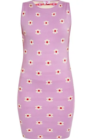 myMo Jurk Dames PAARS ROOM ROOD