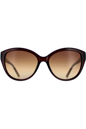 Calvin Klein CK19536S 210 kristal bruine zonnebril