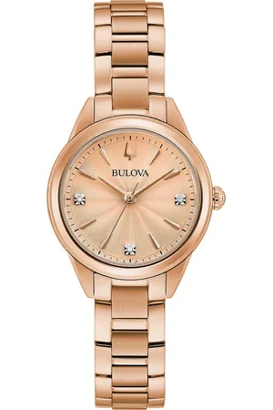 BULOVA Sutton dameshorloge Rosékleurig 97P151